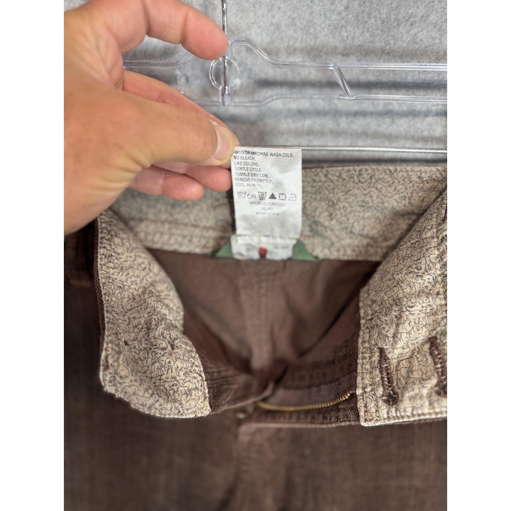 Woolrich Pants Womens 10 Brown Corduroy Cargo Pockets Outdoor Casual‎ Workwear - Picture 7 of 13
